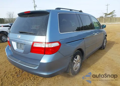 2007 Honda Odyssey Ex-L from USA, damaged, VIN 5FNRL38787B052084